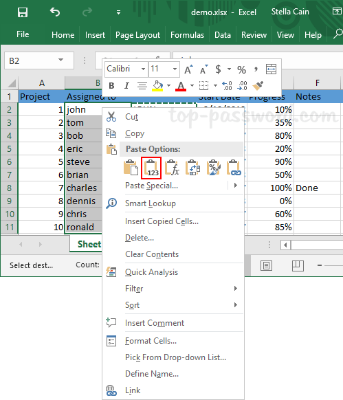 changing a column to text in excel for mac